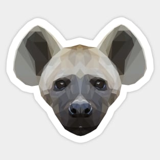 Geometrical Hyena Sticker